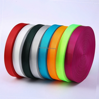 Tali Webbing Herringbone 38mm Heavy Duty 100% Polyester Ramah Lingkungan untuk Pengikat Kargo dan Penarikan, Langsung dari Pabrik