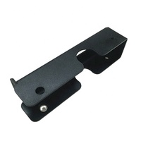 Fabrication de tôles en Chine, découpe laser CNC personnalisée + pliage, échantillons, sablage, revêtement en poudre noir mat