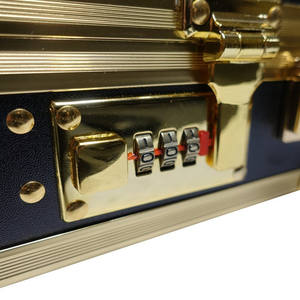 Mala de barbeiro resistente, atacado de fábrica, alumínio, caixa de ferramenta profissional, mala de barbeiro, com fechadura - Product Image 6