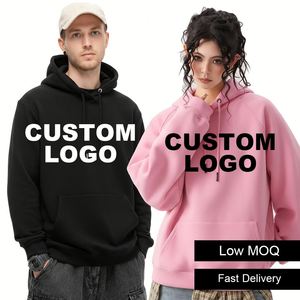 Sweat-shirts à capuche surdimensionnés en coton 260 GSM pour hommes, avec logo personnalisé, pour la gym et le sport, avec poches, Sudaderas - Product Image 2