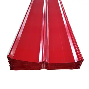 卷帘门用红色涂层镀锌塔塔金属钢材料波纹屋顶板