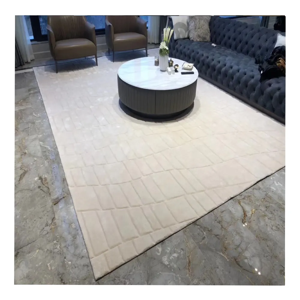 Karpet Berumbai Buatan Tangan untuk Permadani Wol Berumbai Tangan Tiongkok Karpet untuk Ruang Tamu Karpet Permadani