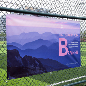 Pancarta de PVC para Exteriores, Resistente al Viento, de Gran Tamaño, Personalizada de Fábrica, para Promoción de Ventas en el Mercado, Pancarta Colgante de Vinilo con Orificios, Letrero para Poste - Product Image 2