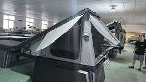 Haute qualité camionnette camping-car coquille Topper Triangle toit rigide <span class=keywords><strong>tente</strong></span> étanche fenêtres coulissantes <span class=keywords><strong>pour</strong></span> ford Ranger <span class=keywords><strong>F150</strong></span> auvent - Product Image 2