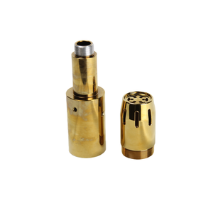 Premium Gold Plated Stainless Steel &amp; Brass Pneumatic <strong>Connector</strong> CNC Machined Air Line Filter Adapter - Product Image 1