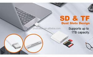 USB C SD <b>Card</b> Reader Type C <b>Card</b> Reader with Dual Slot <b>Memory</b> <b>Card</b> Reader for iPhone 15 16/iPad/MacBook/Mac - Product Image 6