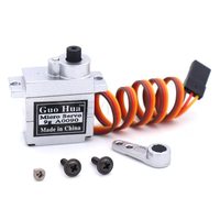 Servomoteur numérique 9g à couple élevé avec boîtier métallique, engrenages entièrement métalliques pour voiture, bateau, modèle d'avion, aile fixe, robot