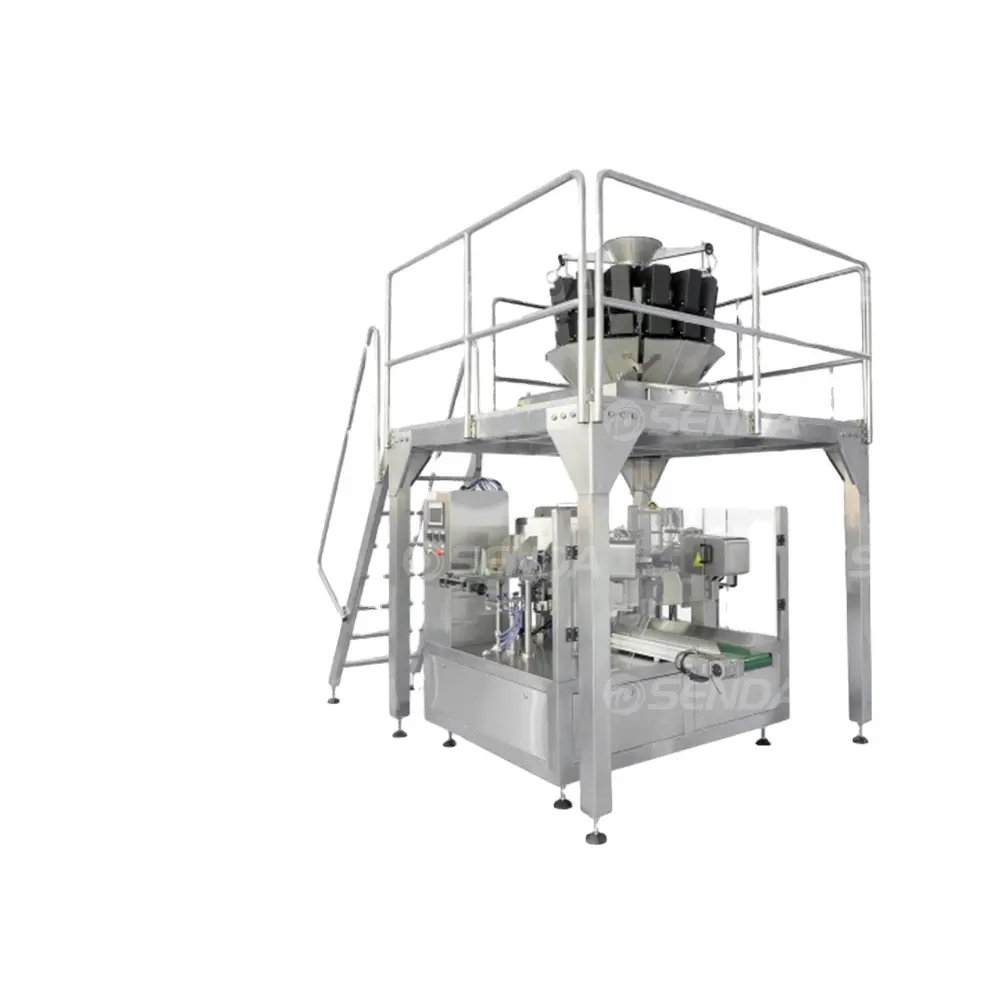 Automatic Rotary Particle Packing Machine with Combination Scale Fruit Bites with Cacao   Coconut