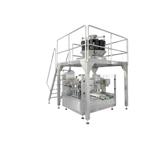 Automatische Rotatiedeeltjesverpakkingsmachine Met Combinatieschaal Fruitbeten Met Cacao En Kokosnoot