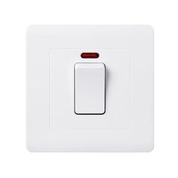 Prise de commutateur d'extension murale personnalisée de haute qualité Double EU 1Gang 8 broches 13A Double prise électrique universelle