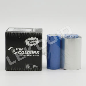 Ruban argenté métallique 800015-107, 1000 images, adapté aux imprimantes de cartes d'identité Zebra P300C P310i <span class=keywords><strong>P310C</strong></span> P330i P400C P420C P520i P720C - Product Image 2