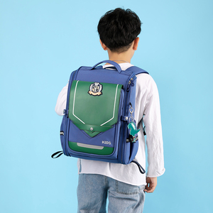 2024 enfants étanche en Nylon fermeture éclair sac à dos coussin d'air ceinture grande capacité unisexe <span class=keywords><strong>cartable</strong></span> pour garçons filles utilisation en plein air - Product Image 3