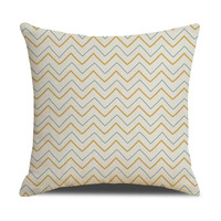 Housse de coussin personnalisée YINUAN motif soleil jaune et vert sarcelle, motif floral géométrique, avec fermeture éclair, pour décoration de canapé