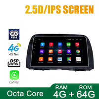 Autoradio pour Mazda CX-5 2015-2017 2Din Android Octa Core Stéréo de voiture Lecteur DVD GPS Navigation Multimédia Android Auto Carplay