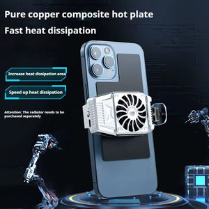 Refroidisseur de téléphone portable pour gaming, plaque de dissipation thermique en cuivre, support de fixation, pour une dissipation uniforme et une surface de dissipation accrue - Product Image 5