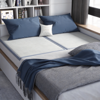 Ensemble de chambre à coucher en bois efficace et peu encombrant, multifonctionnel, avec armoire intégrée, lit et bureau pour ordinateur portable, pour une utilisation moderne à la maison, à l'hôtel ou à l'hôpital