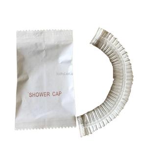 100PCS En Gros Bonnet <span class=keywords><strong>De</strong></span> Douche Jetables Bonnet <span class=keywords><strong>De</strong></span> <span class=keywords><strong>Bain</strong></span> <span class=keywords><strong>Universel</strong></span> pour Cheveux PE Rose Clair SPA - Product Image 6
