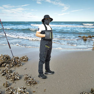 Histar WADER DE POITRINE IMPERMÉABLE RESPIRANT Haute Qualité 4 COUCHES BW FABRICUP) + <span class=keywords><strong>BOTTES</strong></span> PVC Wader De Pêche Professionnel - Product Image 5