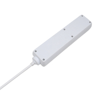 Multiprise Schuko 4 voies avec interrupteur, 4 prises 16A 250V, options de câble 3m/5m/1.8m, mise à la terre standard, utilisation domestique