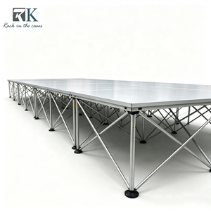 Non-slip <b>Stage</b> <b>Platform</b> Aluminum <b>Stage</b> Outdoor <b>Stage</b> Kit Portable Event <b>Stage</b> <b>Platform</b> Aluminum Smart <b>Stage</b> for Outdoor - Product Image 1