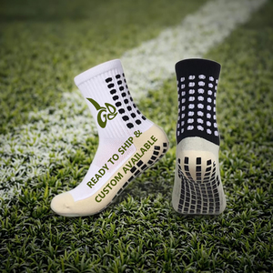 Wholesale BetopSocks Anti-Slip <strong>Grip</strong> <strong>Socks</strong> for Men Custom Logo Thickened Crew Soccer Football Knitted <strong>Socks</strong> Cuff Logo Position - Product Image 4