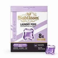 Capsules de lessive en stock pour l'élimination des odeurs de fumée, séchage en ombre, étiquette privée personnalisée, OEM, ODM, vente en gros