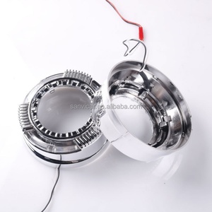 3 Inch Shrouds Mask with LED Angel Eye for 3 Inch Q5 Lens Hella5 Bi Xenon Projector Lens Xenon Lens Shrouds with Led Angel Eyes - Product Image 5