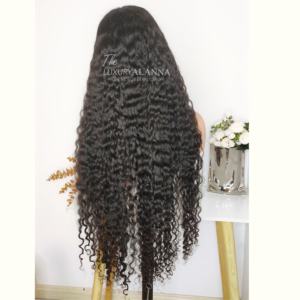 200% densité cheveux longs perruque cambodgienne lâche vague profonde cheveux bouclés perruques vierge cheveux humains avant de lacet perruque 13*4 13*6 HD dentelle suisse - Product Image 4