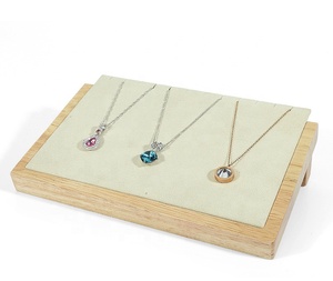 Giá Trưng Bày Trang Sức Vòng Cổ Bằng Gỗ Nhung Màu Đen Đẹp Nhiều Màu Giá Treo Cây Chữ T Thanh Treo Có Thể Điều Chỉnh Cho Trang Sức - Product Image 6