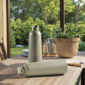 Chai nhựa PP chất lượng cao dùng đựng thuốc nhuộm tóc, thiết kế 2 trong 1, có vòi bơm và nắp kín, dùng được cho dầu gội, sữa dưỡng tóc, hai ngăn riêng biệt. - Product Image 1