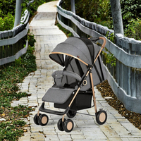 Poussettes pour bébés, systèmes de voyage pliables légers, poussette parapluie, cadre en acier inoxydable, capacité de charge de 20 kg pour nouveau-né