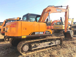Lower Price Used Sany SY135 Crawler Excavator 2022 <b>Model</b> Diesel <b>Engine</b> 13 TON PLC Pump - Product Image 4