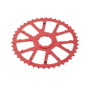 Custom Top CNC precision machining aluminum anodized mountain racing Cycling Bicycle bike part Crank hubs Arm Chainwheel parts