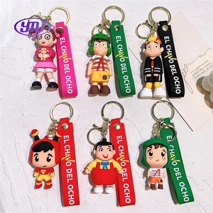 Anime <span class=keywords><strong>El</strong></span> <span class=keywords><strong>Chavo</strong></span> <span class=keywords><strong>Del</strong></span> Ocho llavero de dibujos animados niño muñeca colgante llavero bolsa coche llavero llaveros joyería divertida regalo de amigos - Product Image 2