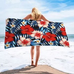 Serviette de plage en microfibre à séchage rapide, douce, sans peluches, imprimée réactif, idéale pour les vacances et la natation – Vente en gros - Product Image 4