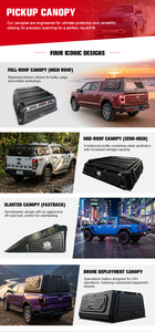 Capot rigide monobloc en aluminium pour camionnette, type Overland, 5,9 pieds, sans perçage, pour Chevy <span class=keywords><strong>Silverado</strong></span> EV 2024 2025 2026 - Product Image 5
