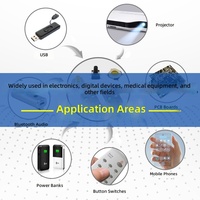 Adaptateur de charge rapide PD USB Type-C 14P à insertion latérale SZGOZIE en cuivre sur mesure avec base surélevée pour montage horizontal