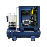 Compresseur d'air à vis électrique à faible bruit 15KW 22KW 16Bar 20Bar VSD Inverter alimenté par courant alternatif avec plusieurs configurations