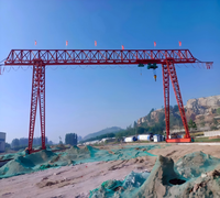 Pont roulant monopoutre à treillis MHh 10T 20T 30T résistant au vent pour extérieur, équipement de levage personnalisable