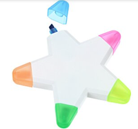 Stylo surligneur promotionnel personnalisé avec logo, marqueur fluorescent écologique pour cadeaux promotionnels