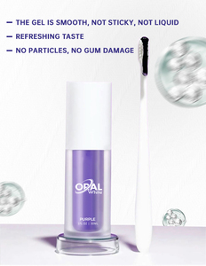 Oral White élimine efficacement les taches, contient une formule blanchissante, comprend des dentifrices blanchissants à la menthe rafraîchissante, couleur violette. - Product Image 5