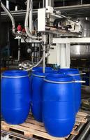 Système de remplissage automatique pour fûts et IBC, ligne d'équipement de conditionnement de liquides lubrifiants pour moteurs