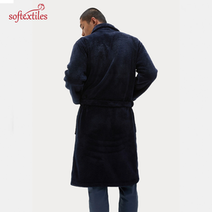 Peignoir en flanelle OEM Softextiles, peignoir de <span class=keywords><strong>spa</strong></span>, vêtements de <span class=keywords><strong>nuit</strong></span>, logo personnalisé, peignoir d'hôtel doux et absorbant en tissu flanelle - Product Image 3