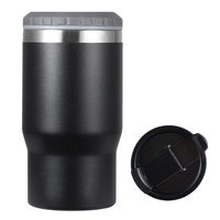 7.2023 vente en gros Double paroi 304SS gobelet 14OZ isolé sous vide peut refroidisseur Stander peut refroidisseur d'eau pour bière avec 2 couvercles