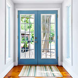 24 "x 66" Clear 15 Lite Door Glass Inserts Low-E Vidrio templado Panel doble Vidrio aislado y Kit de <span class=keywords><strong>marco</strong></span> de parrilla - Product Image 6