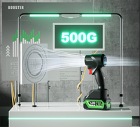 Mini ventilateur turbo sans fil à moteur brushless alimenté par batterie, 80000 tr/min, qualité industrielle, pour barbecue et autres usages multiples