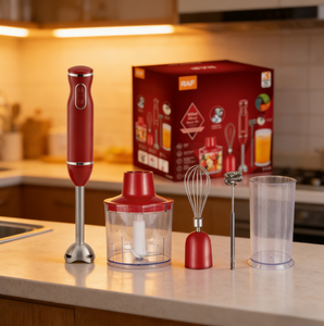 Mixeur Plongeant Multifonctionnel RAF en Acier Inoxydable 5 Vitesses avec Puissance Jusqu'à 100W, Hachoir et Mélangeur Électrique 4-en-1 Mini - Product Image 6