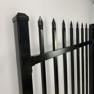 Postes de Acero Galvanizado de Alta Calidad y Económicos, Paneles de Cerca, Barandilla Circular, Puerta de Edificio, Estilo de Diseño de Arte Moderno - Product Image 4