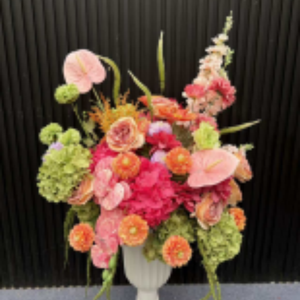 Centrotavola Floreale per Matrimoni 2027, Stile Popolare, Sfere di Fiori Vivaci e Colorate per Decorazioni Nuziali - Product Image 4