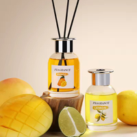 Diffuseur d'aromathérapie fruité pour la maison, ensemble de machine à huiles essentielles, parfum longue durée, sans alcool, design moderne artisanal, 100 ml